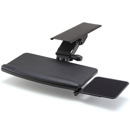 Keyboard Tray (non-knob mechanism) - with Square Mouse Tray - EGK-821 Keyboard Tray